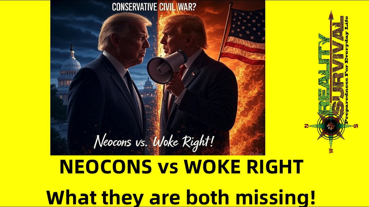 NEOCONS vs WOKE RIGHT
