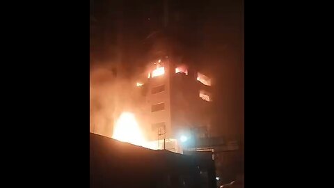 Aftermath of Israeli airstrike in Iran
