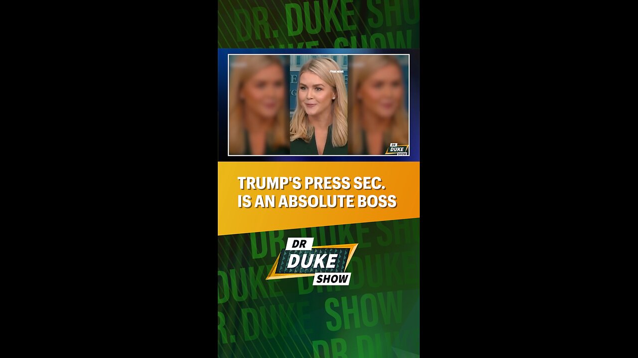💪Trump’s Press Secretary Is An Absolute Boss