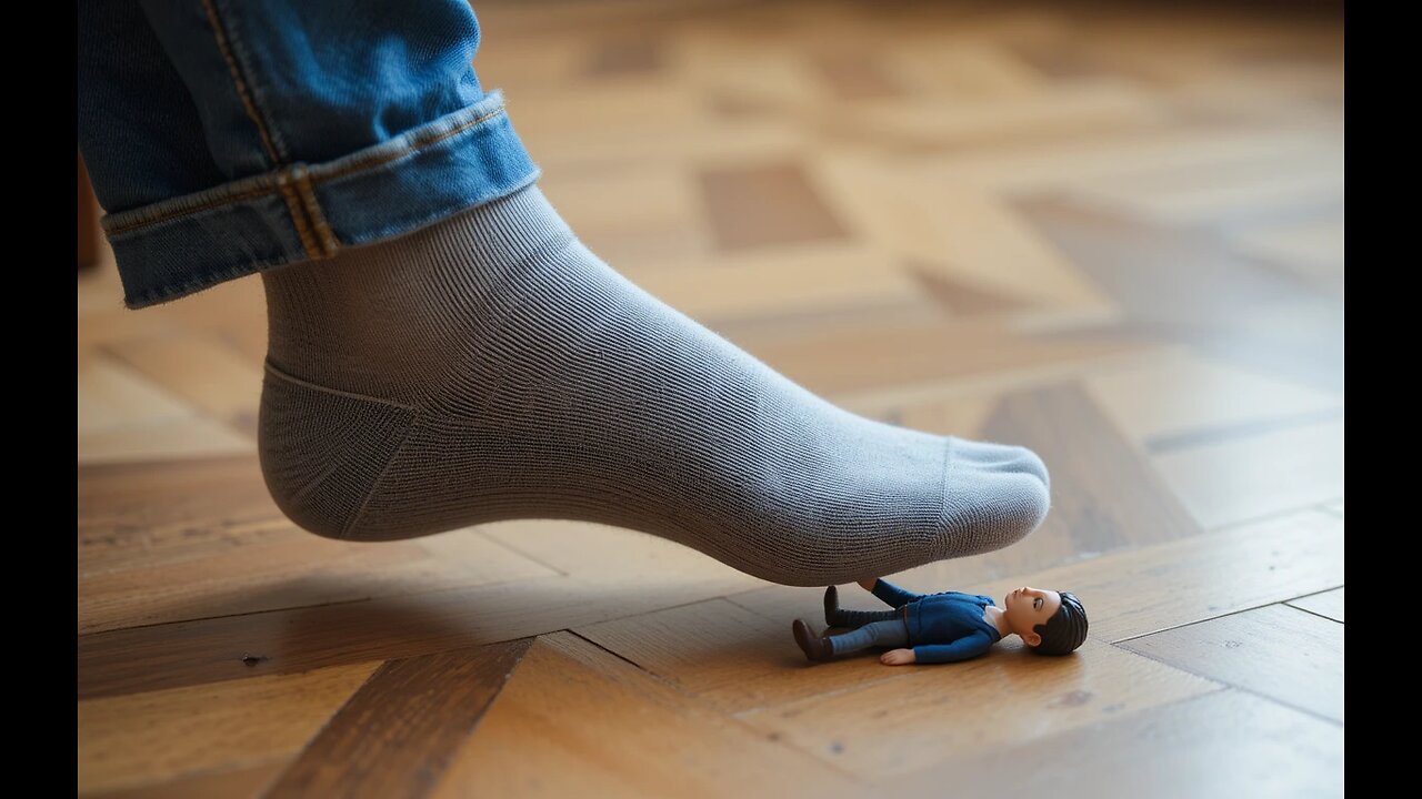 Giantess Crushing Toys Massive Feet Dominate Tiny Worlds