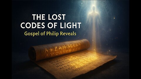“THE LOST CODES OF LIGHT: The Gospel of Philip and Reality’s Grand Illusion”