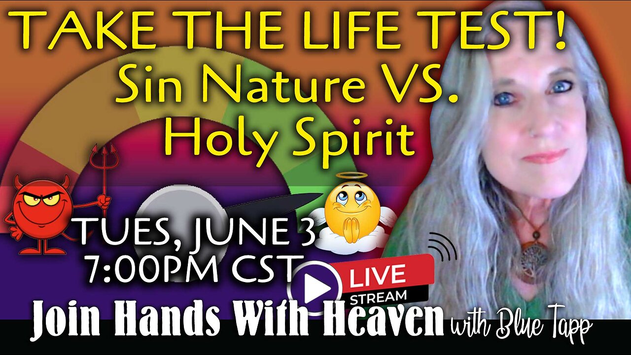Blue Tapp LIVE! Take the Life Test! Sin Nature VS Holy Spirit... What's Your Score?