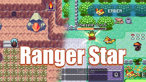 Pokemon Ranger Star - Fan-made Game, real time battle with new region, new story about Ranger