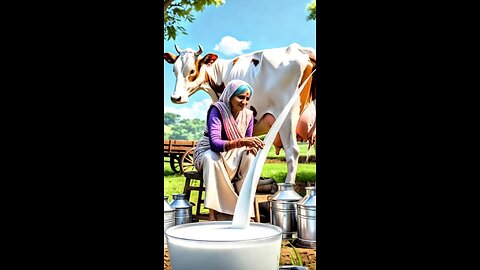 dadi ne becha cow 🐄 ka makhan