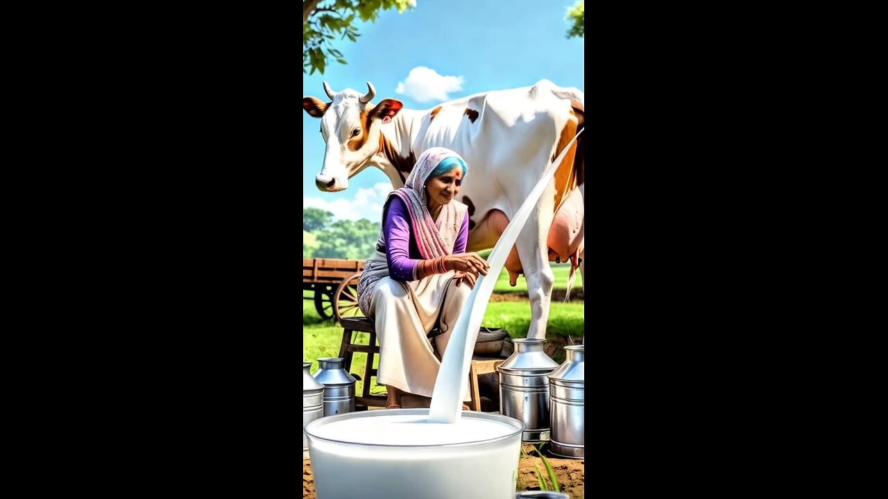 dadi ne becha cow 🐄 ka makhan