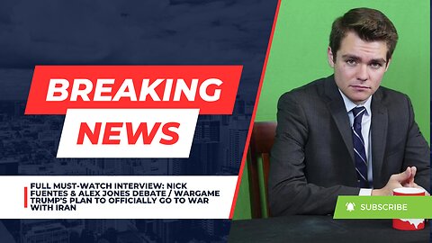 FULL MUST-WATCH INTERVIEW: Nick Fuentes & Alex Jones Debate