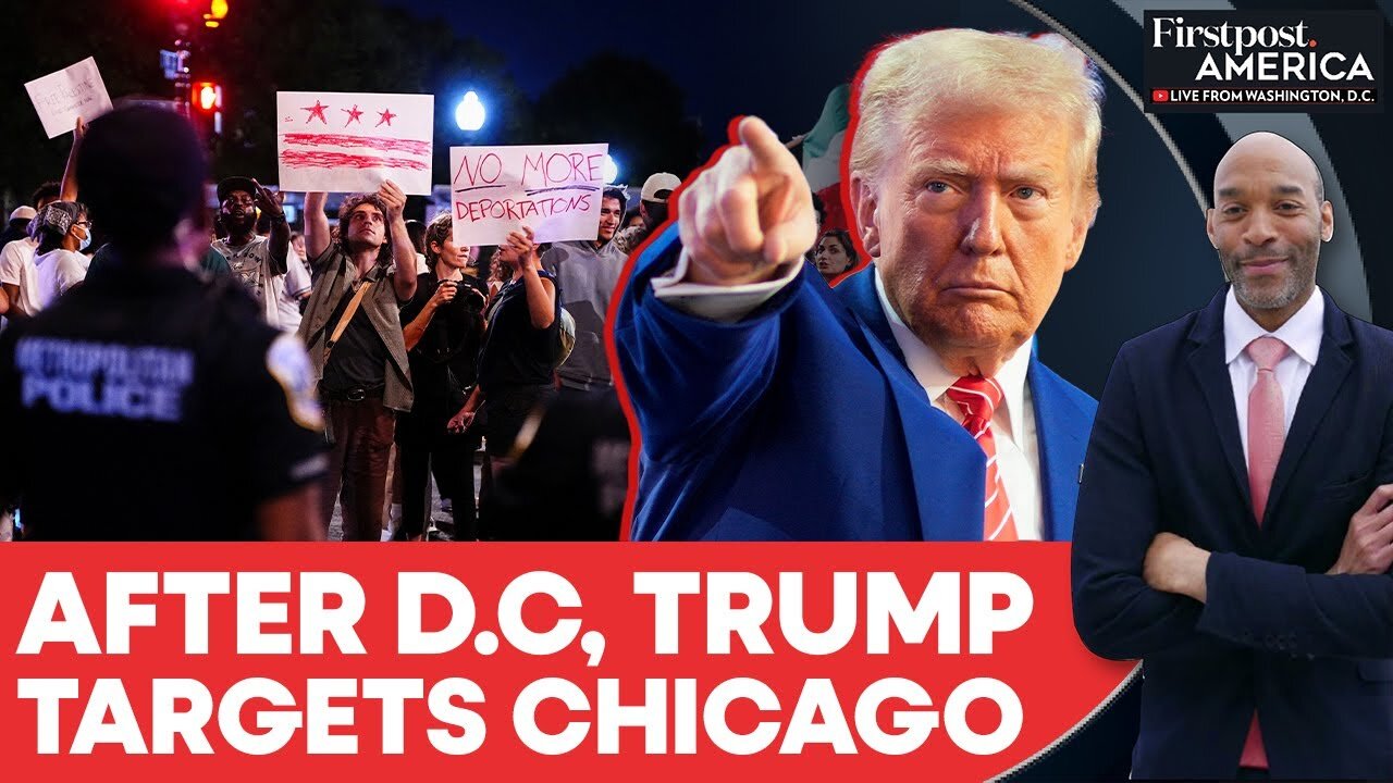 Trump Threatens Troop Deployment in Baltimore, Chicago as DC Protests Rise | Firstpost America |N18G