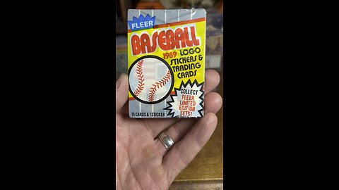1989 #fleer #baseballcards #junkwax #packopening Griffey Jr. ?