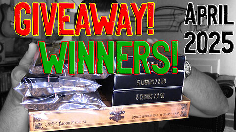 Giveaway WINNERS!! April 2025