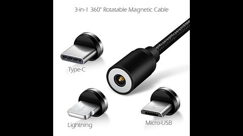 Charge across All Devices with 3-in-1 Magnetic Cable(1)