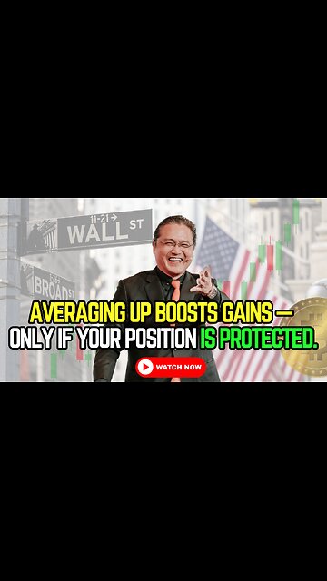 📈 Averaging up boosts gains — only if your position is protected.