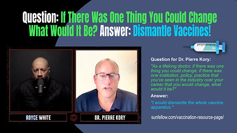 Question| If There Was One Thing You Could Change What Would It Be? Answer: Dismantle Vaccines!