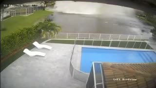 Small plane carrying hurricane relief supplies to Jamaica crashes into small lake at Coral Springs,