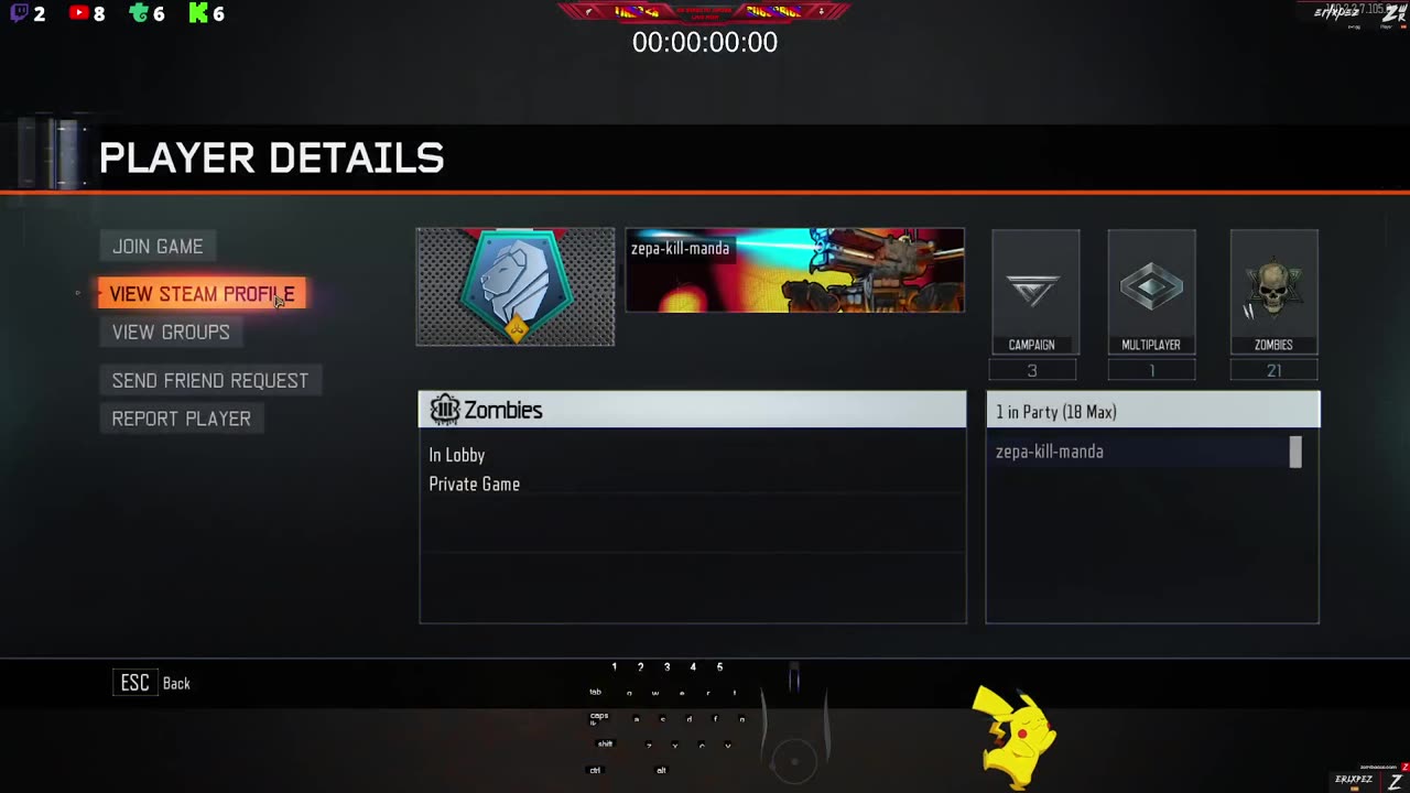 2K QHD 60 FPS | CALL OF DUTY | BLACK OPS | KINO DER TOTEN | +0 0 DOWNS | SPEEDRUN | SUBIENDO RONDAS