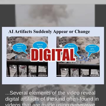 Fact Check: AI Video Does NOT Show Actual Israeli Bombing Of Gaza