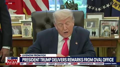 WATCH_ President Trump delivers remarks from Oval Office