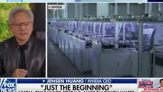 Nvidia CEO Jensen Huang: "We are manufacturing in America because of President Trump.'