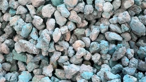 20251019-04 Natural Original Turquoise Pendant Neck-Hanging Simple