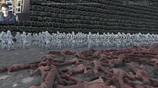 1,000 Zombies VS 1,000 Clone Troopers From The Star Wars Series In Ultimate Epic Battle Simulator 2
