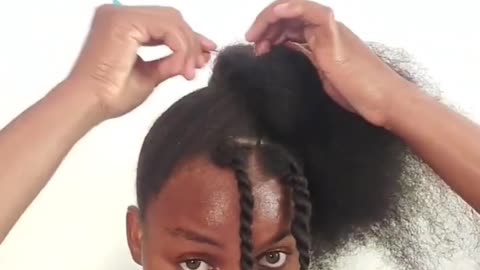 Quick and Easy Hairstyle for Natural Hair