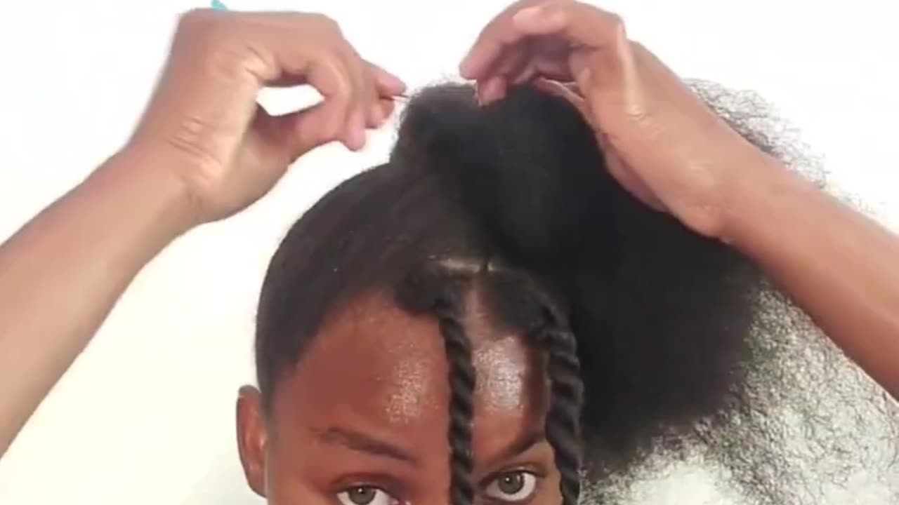 Quick and Easy Hairstyle for Natural Hair