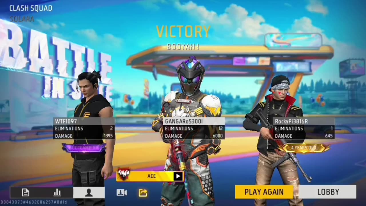 Free fire 🔥 max playing amazing kills 3 Vs 4 players 💪😜