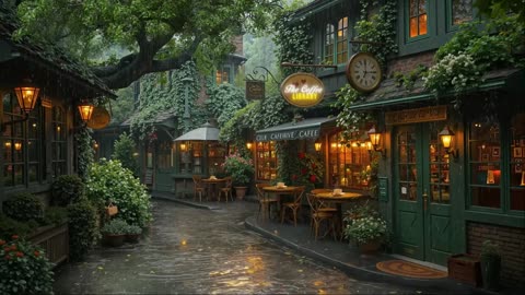 Coffee Shop Jazz ☕ Rainy Day Vibes | Vintage Ambience & Smooth Jazz for Study & Relax