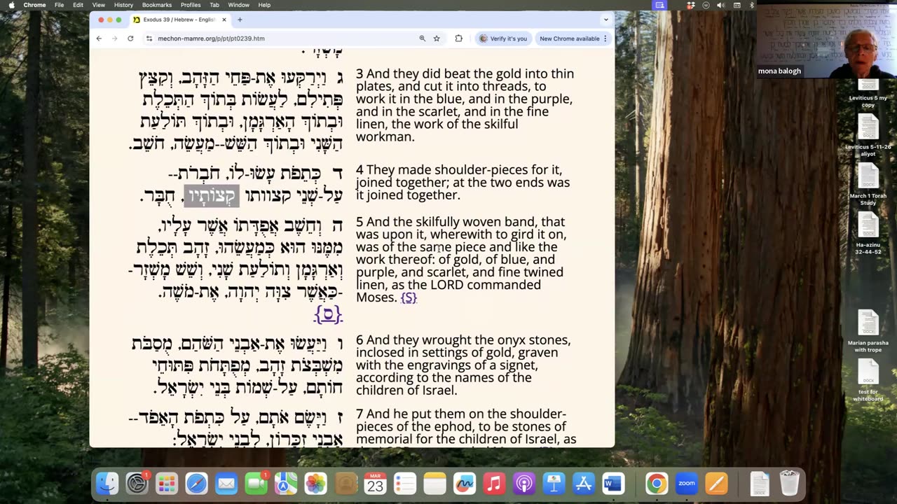 Parasha F'qudey: Exodus 38:21-40:38