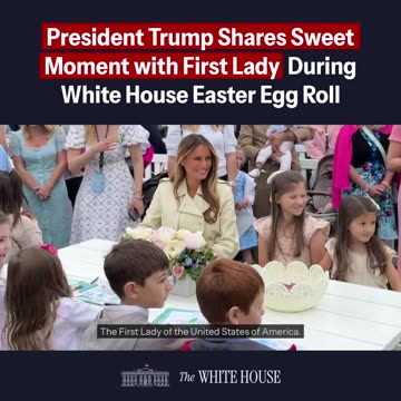 President Trump Shares Sweet Moment with First Lady During