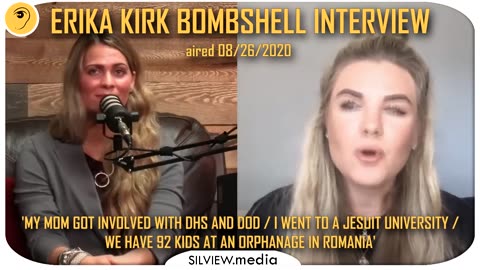 ERIKA KIRK BOMBSHELL INTERVIEW: MY MOM GOT INVOLVED WITH DHS AND DOD / I WENT TO A JESUIT UNIVERSITY
