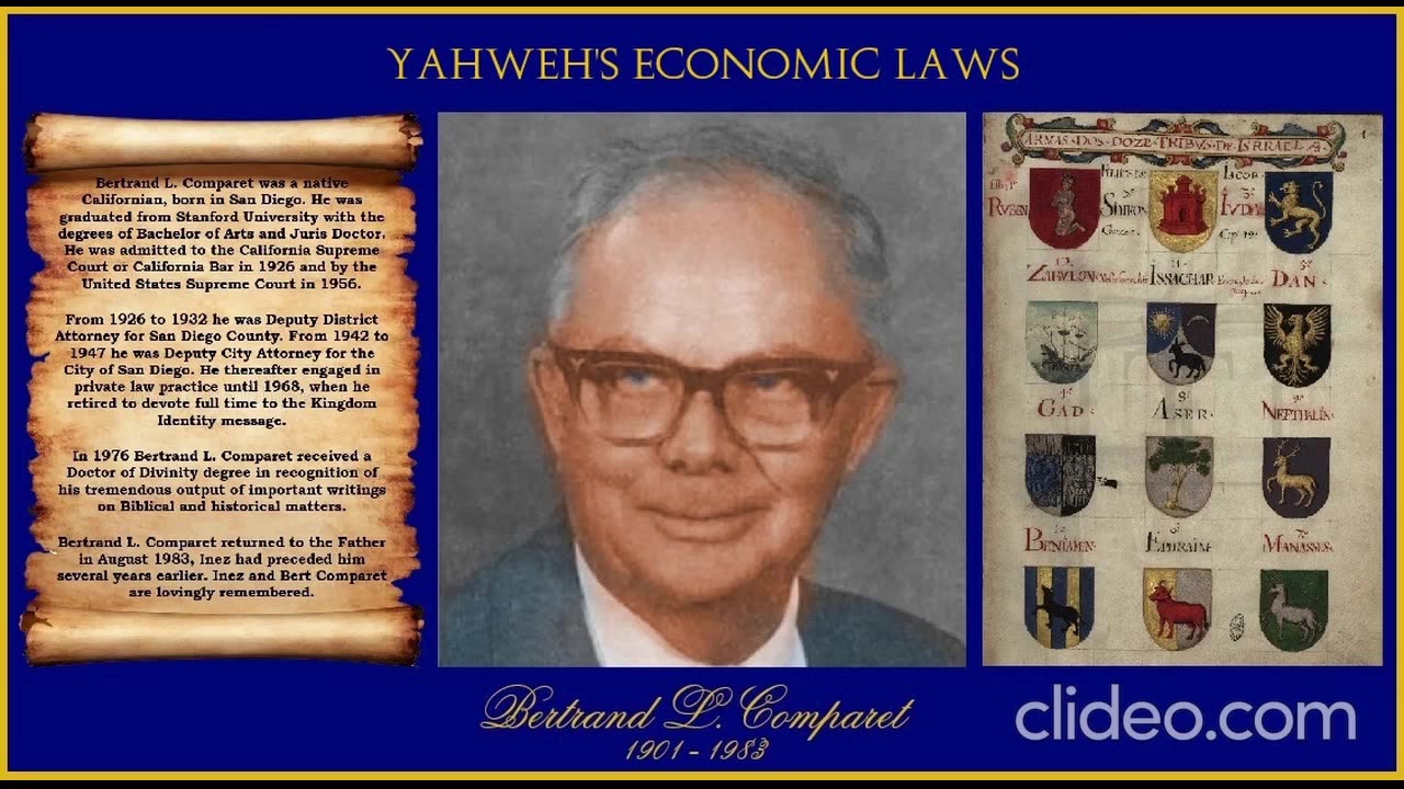 YAHWEH'S ECONOMIC LAWS by Bertrand L. Comparet