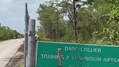 BREAKING: A massive military cargo plane has been spotted flying into Alligator Alcatraz.