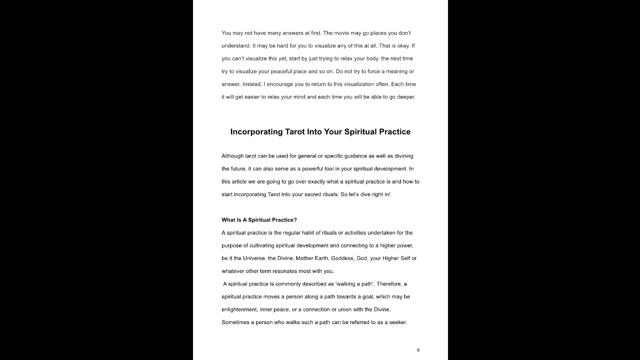 Tarot Guide Book