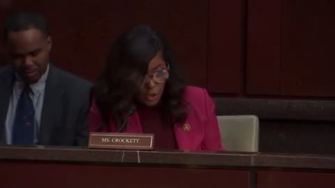 Unhinged Rep. Jasmine Crockett Swears at Republicans During House DOGE Hearing