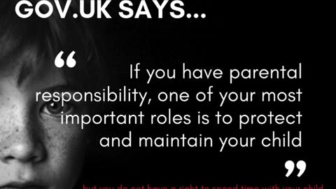 UK Law: You Must Protect Your Child—But Have No Right to See Them