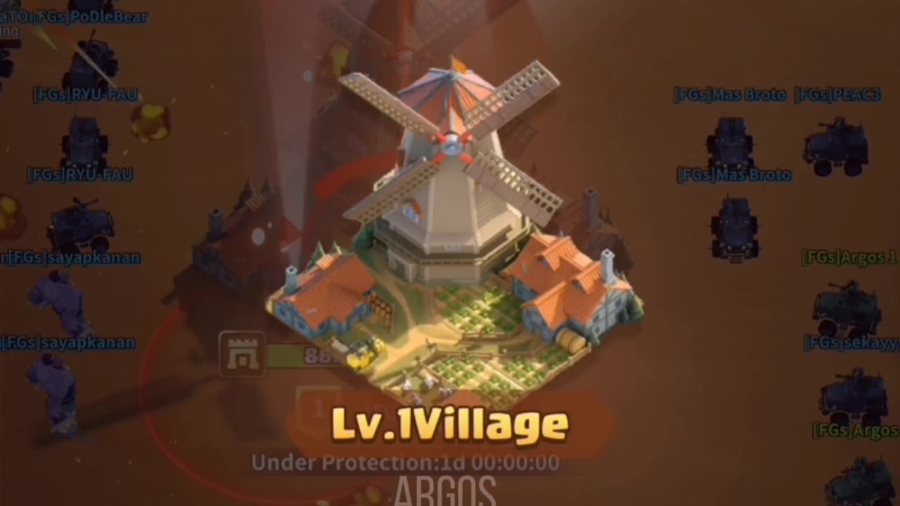 Darkwar Survival S2. Declared War to conquer village.