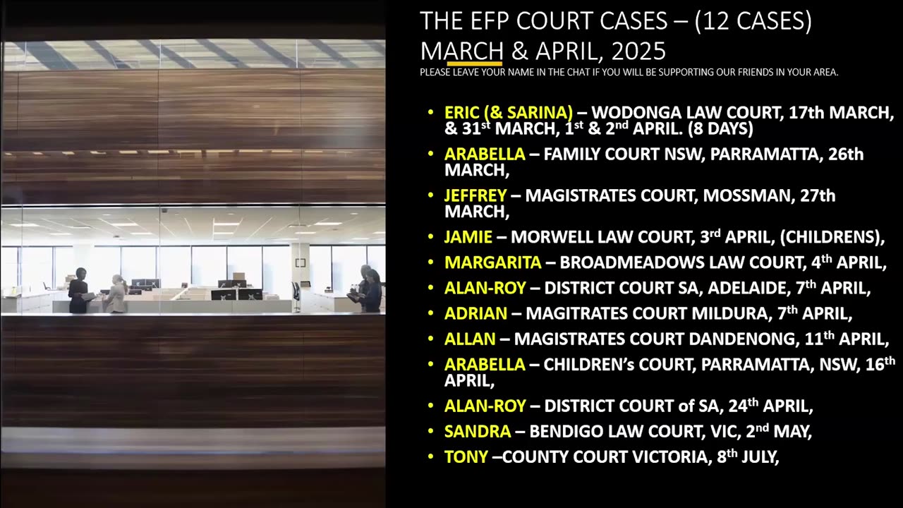 March 24: EFP Exposing the Corruption The Property Seminar