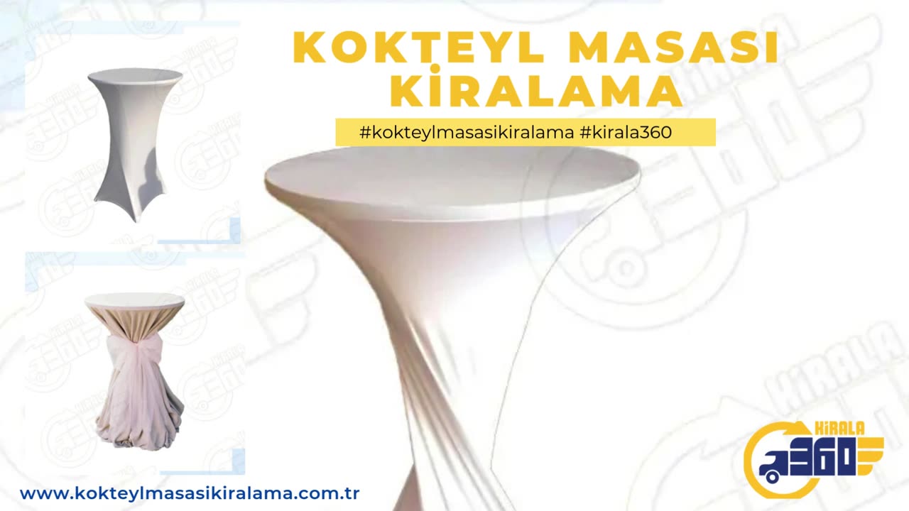 Kokteyl Masası Kiralama fiyatlari
