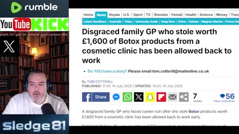Disgraced family GP who stole £ 1,600 worth of Botox products back in the NHS