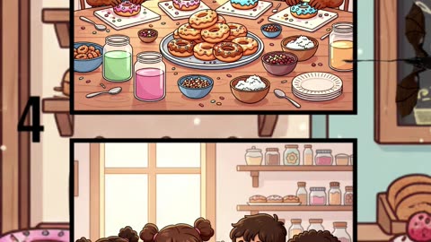 Cute Kids Baking Together 🧁👧👦✨