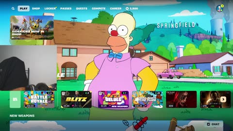 Fortnite The Simpsons Chapter 6 Season MS2! 110+ Crown Wins! 64 Delulu Wins! [100 Follower Goal]