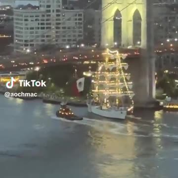 "Sailors were seen aloft in the rigging