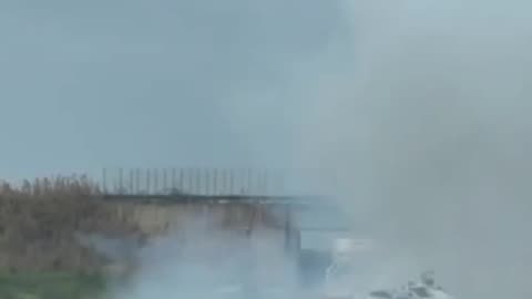 A daylight robbery on an Italian highway involved an armored vehicle carrying cash.