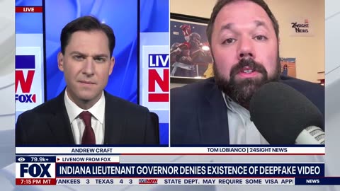 August 4, 2025 - Tom LoBianco on Indiana Lt. Governor Deepfake Video Controversy