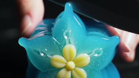 Cutting glass fruit#asmr #satisfying #asmrsounds #fruit #ai #aiartist #glass #shorts #shortvideo