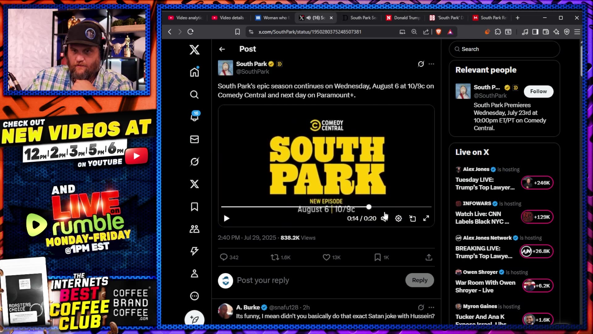 South Park ROASTS Charlie Kirk & He Has The PERFECT Response!