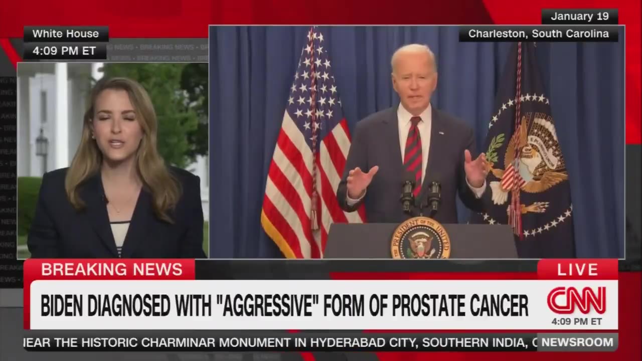 Joe Biden has just announced that he has been diagnosed with an aggressive form of prostate cancer.