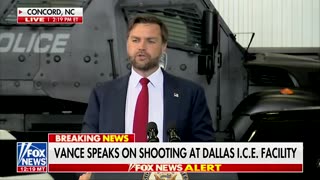 JD Vance Condemns Democrats For Villainizing ICE Agents After Facility Shooting