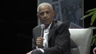 Obama Says Charlie Kirk Was 'Wrong,' Crowd Claps