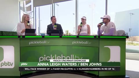Anna Leigh & Ben breaking it down 🧠🏓